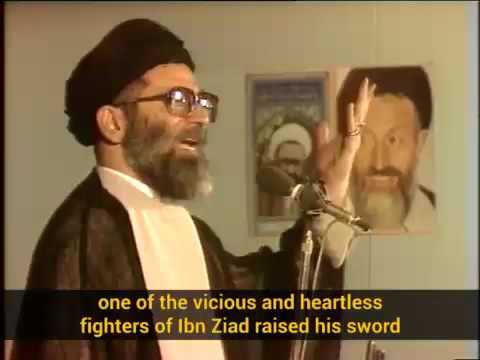 Ayatollah Khamenei narrates the martyrdom of Imam Hussain\\\'s 11 year-old nephew - Farsi sub English