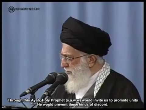 Ayatollah Khamenei: Islamic Unity, Holy Prophet\\\'s Major Demand - Farsi sub English