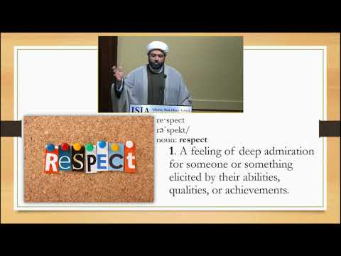 Living a Life of \"Self-Respect\" - English