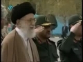 Ayatollah Khamenei inspecting army graduates - All Languages