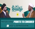 Important Points to Consider in Holy Ramadhan | IP Talk Show | English