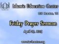 Friday Sermon (5 April 2013) by H.I. Ghulam Hurr Shabbiri at IEC Houston, TX - English