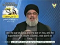 Clip | Nasrallah to Arab leaders: Are Gazans not Sunnis, why don\\\'t you support them? - Arabic sub English