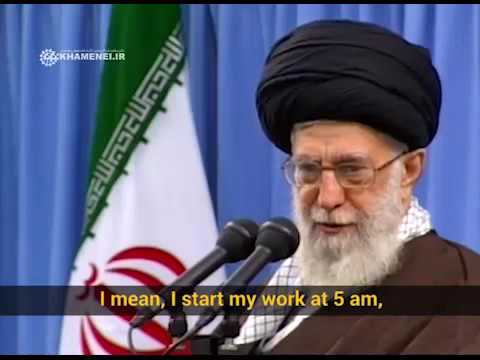 Ayatollah Khamenei\\\'s daily work schedule - Farsi sub English