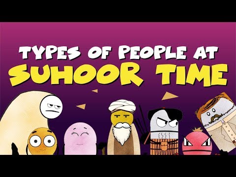 Types of People at Suhoor Time | BISKITOONS | English
