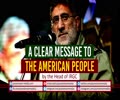 A Clear Message to the American People by the Head of IRGC | Farsi Sub English
