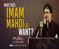 What Does Imam Mahdi (A) Want? | Sayyid Hashim al-Haidari | Arabic Sub English