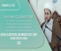(23February2023) Jihad of Clarification, Our Immediate Duty Today | Shaykh Mustafa Araki | SHA'BĀN CELEBRATIONS | English