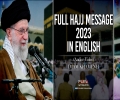 (29June2023) Full Hajj Message 2023 In English | Imam Khamenei | Celebrating Eid al-Adha | English