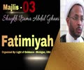 Night 03 - Valued By God - Establishing Islamic Dignity - Fatimiyya II 2023  Shaykh Usama Abdulghani