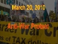 ANTI-WAR PROTEST against U.S. Occupations - 20 March 2010 - English