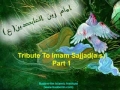Tribute to Imam Sajjad a.s. - Urdu Noha with English Message