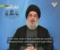 Hezbollah Leader: No Arab World for Palestine - Arabic sub English
