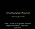 Account of backgrounds of current negotiations with the United States. Ayatollah Khamenei - Farsi Sub English