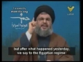 Sayyed Hasan Nasrallah - Egyptians Should Open Rafah Border Crossing - 28Dec09 - Arabic sub English